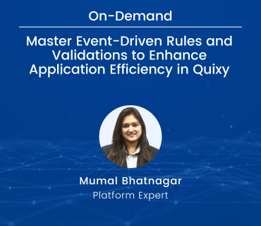 Event-Driven Rules and Validations